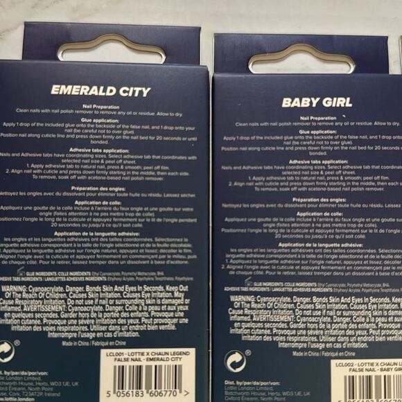 Lottie London x chaun legend stay pressed press on nails colorful  bundle - Picture 7 of 8